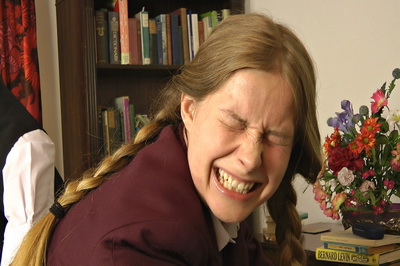 Schoolgirl paddled on the bare bottom